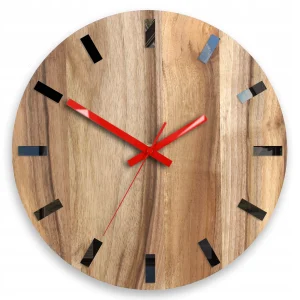 Walnut Simple Black Red
