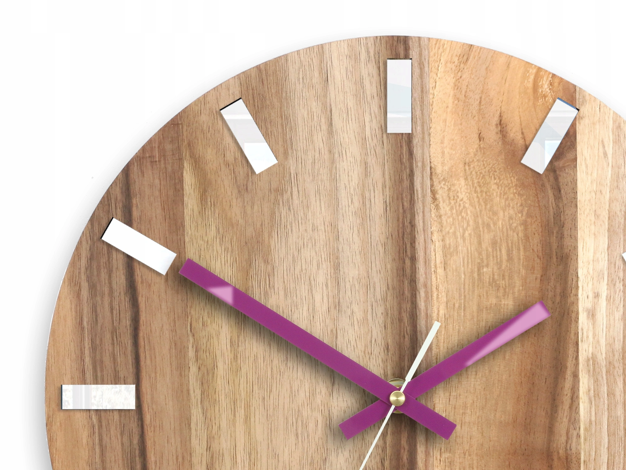 Walnut Simple White Purple 1